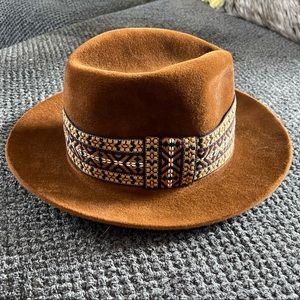 Oleg Cassini brimmed hat